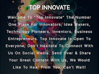 a light bulb with the words top innovate