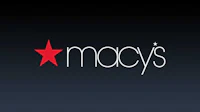 macy's logo on a black background